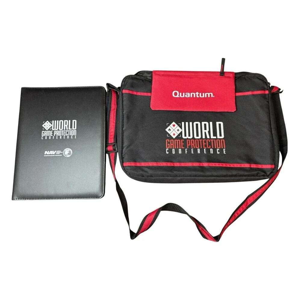 World Game Proctection Conference Laptop Messenger Bag and Portfolio Swag Set